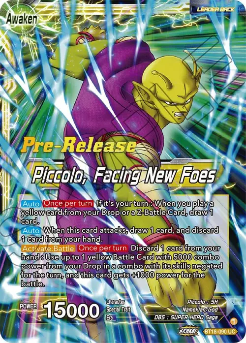 Piccolo // Piccolo, Facing New Foes card art