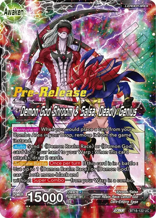 Shroom & Salsa // Demon God Shroom & Salsa, Deadly Genius card art