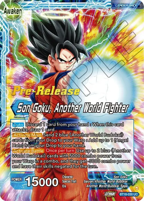 Son Goku // Son Goku, Another World Fighter card art