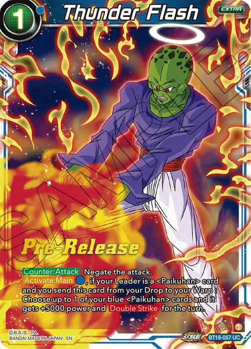 Thunder Flash card art