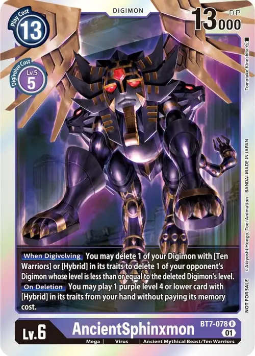 AncientSphinxmon (Event Pack 3) card art
