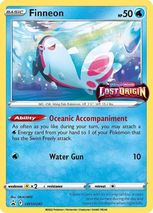 Finneon - SWSH240 (Prerelease) card art