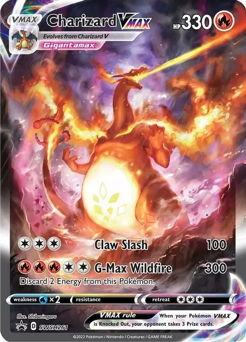 Charizard VMAX - SWSH261 card art