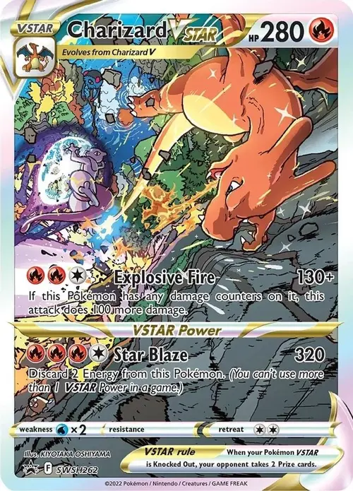 Charizard VSTAR - SWSH262 card art