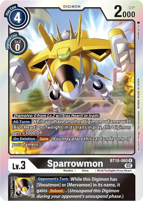 Sparrowmon card art