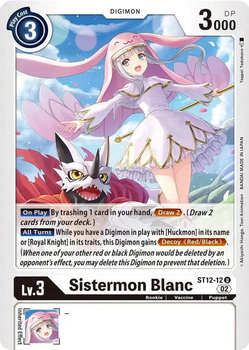 Sistermon Blanc card art