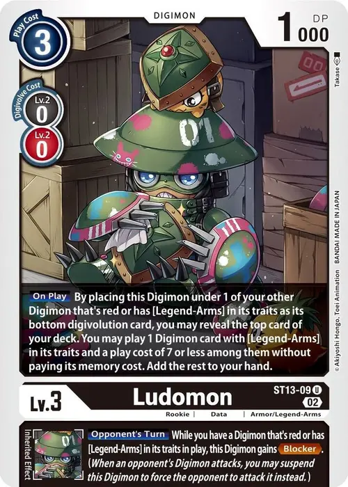 Ludomon card art