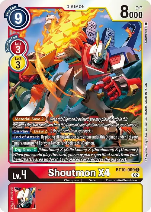 Shoutmon X4 card art