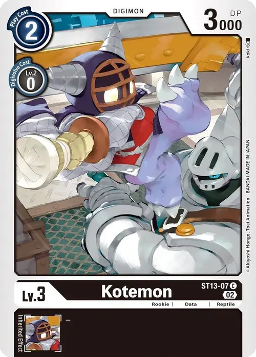 Kotemon card art