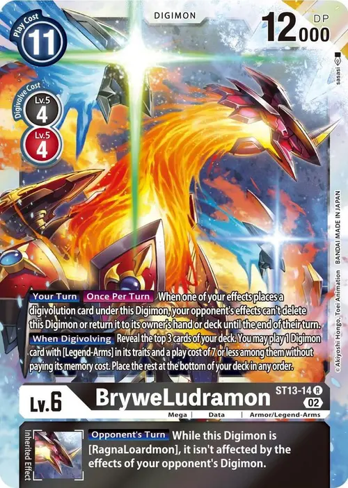 BryweLudramon card art