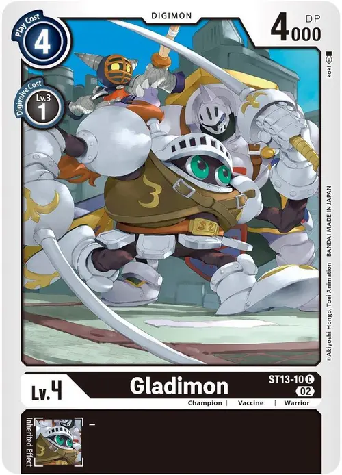 Gladimon card art