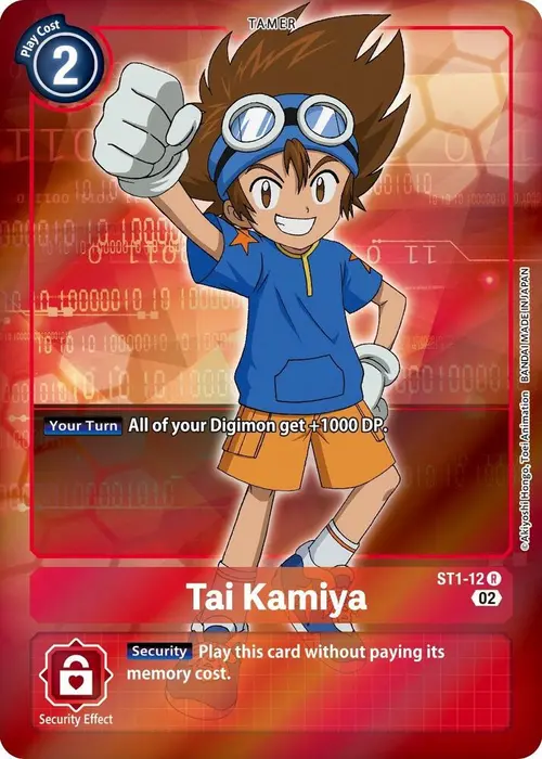 Tai Kamiya (Alternate Art) card art