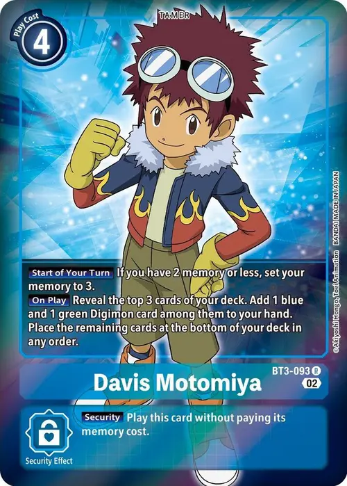Davis Motomiya (Alternate Art) card art