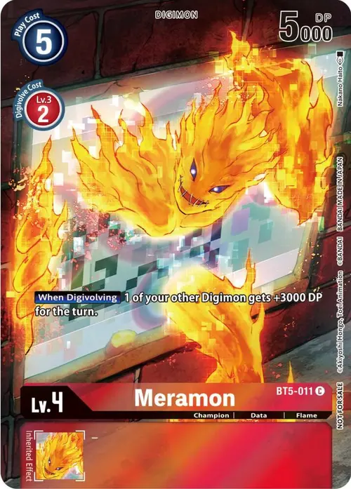 Meramon (25th Special Memorial Pack) card art