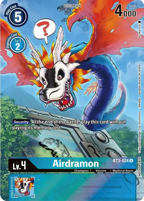 Airdramon (25th Special Memorial Pack) card art