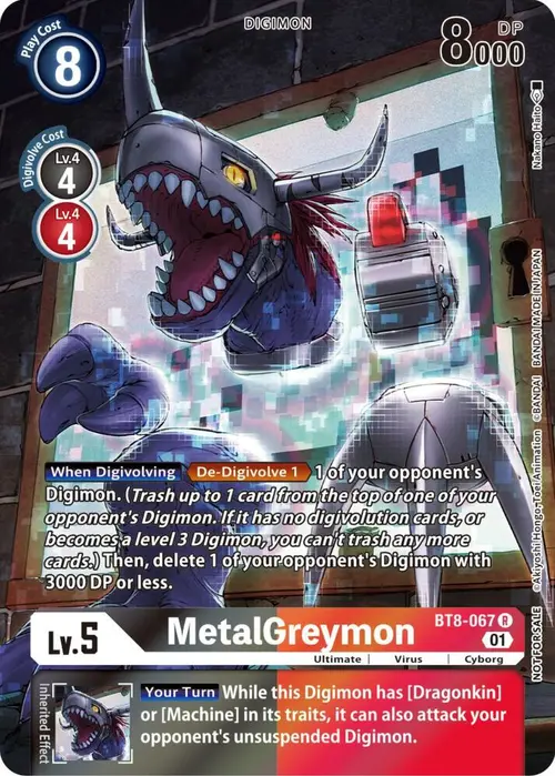 MetalGreymon (25th Special Memorial Pack) card art