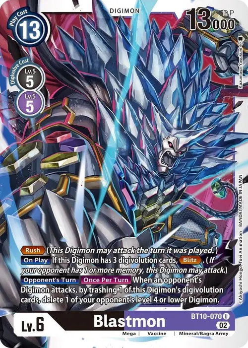 Blastmon card art