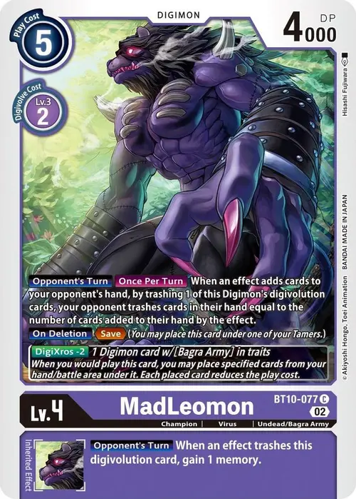 MadLeomon card art