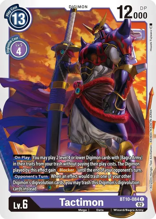 Tactimon card art