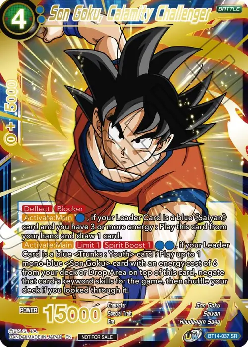 Son Goku, Calamity Challenger card art