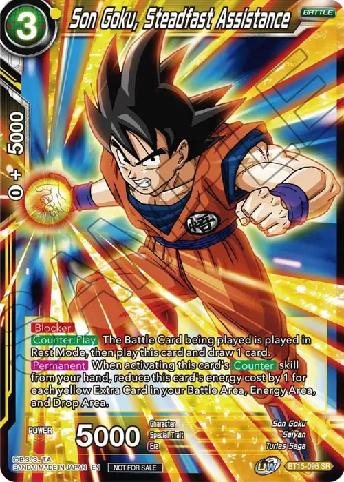 Son Goku, Steadfast Assistance (Zenkai Series Tournament Pack Vol.1) card art