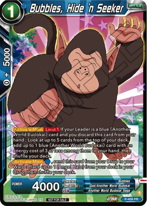 Bubbles, Hide 'n Seeker (Zenkai Series Tournament Pack Vol.1) card art