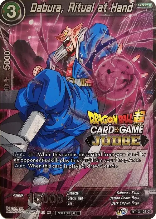 Dabura, Ritual at Hand (Judge Pack Vol.12) card art