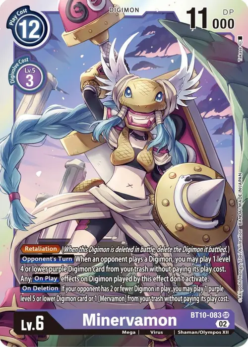 Minervamon card art