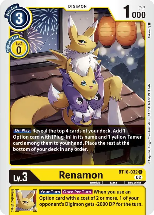 Renamon card art