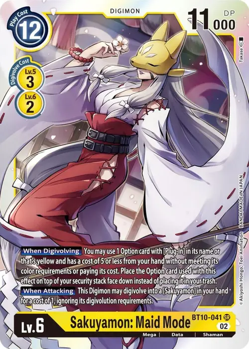 Sakuyamon: Maid Mode card art