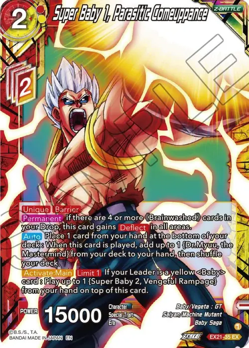Super Baby 1, Parasitic Comeuppance card art