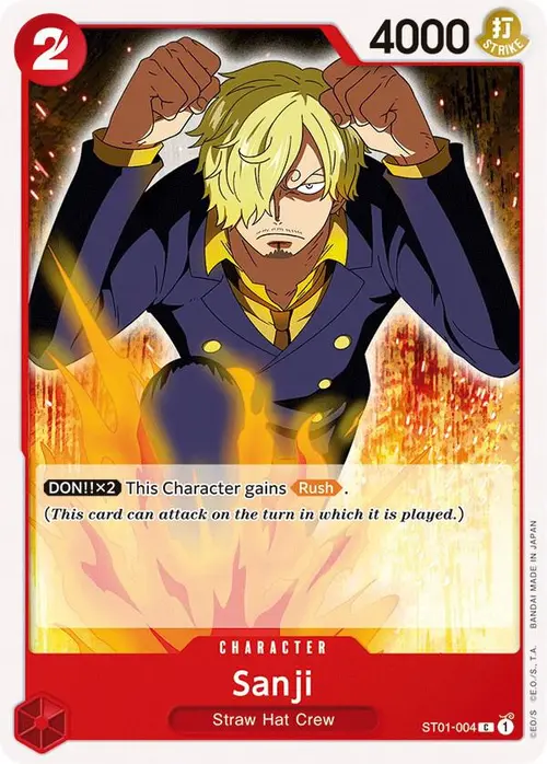 Sanji card art