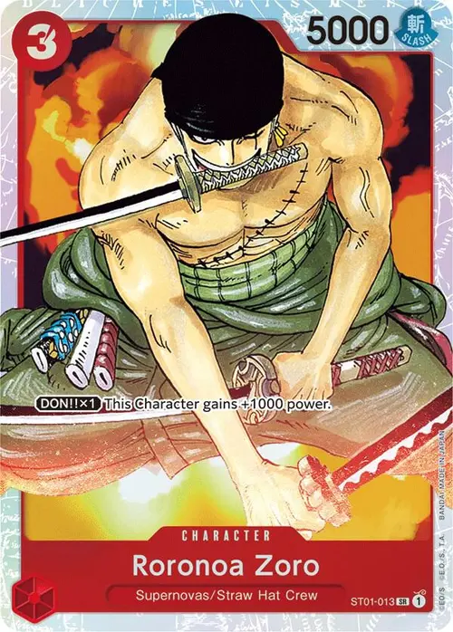 Roronoa Zoro card art