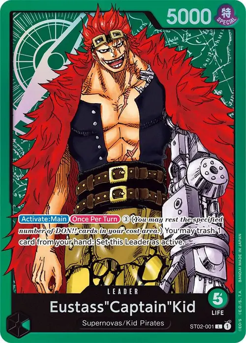 Eustass"Captain"Kid (001) card art