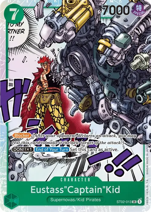 Eustass"Captain"Kid (013) card art