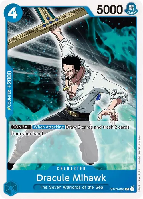 Dracule Mihawk card art