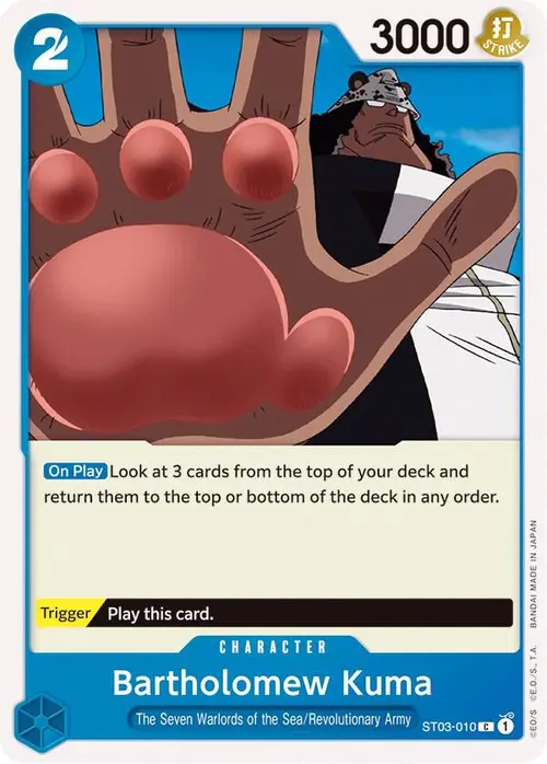 Bartholomew Kuma card art
