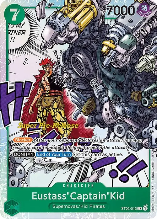 Eustass"Captain"Kid (013) card art