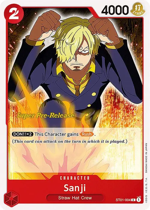 Sanji card art