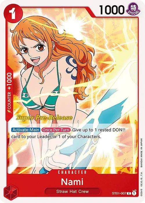 Nami card art