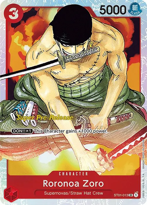 Roronoa Zoro card art