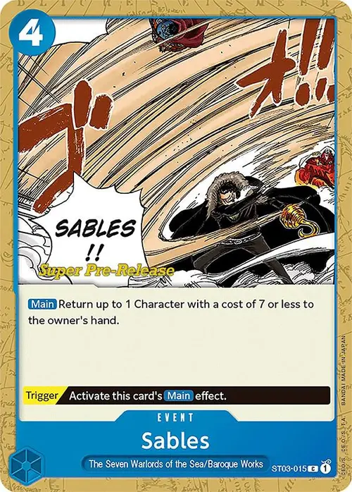 Sables card art