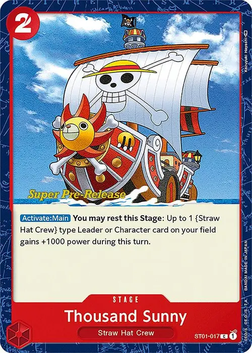 Thousand Sunny card art
