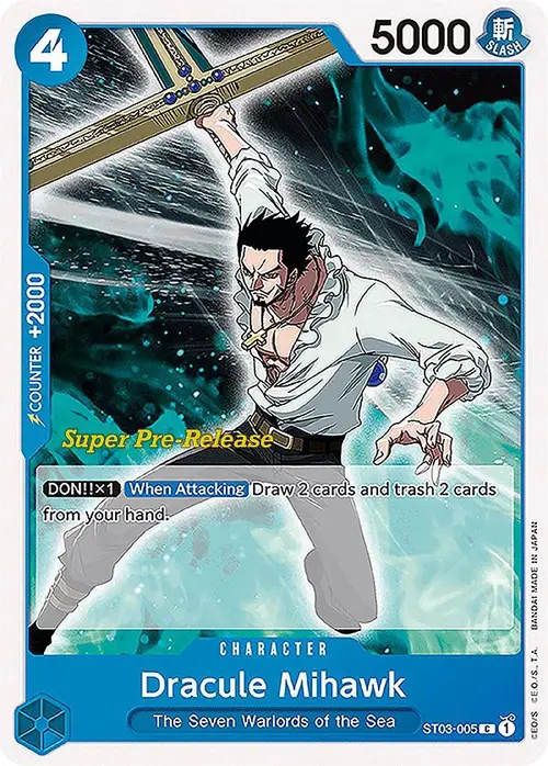 Dracule Mihawk card art