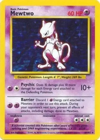 Mewtwo card art