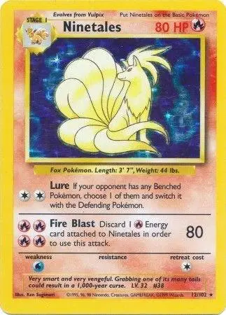 Ninetales card art
