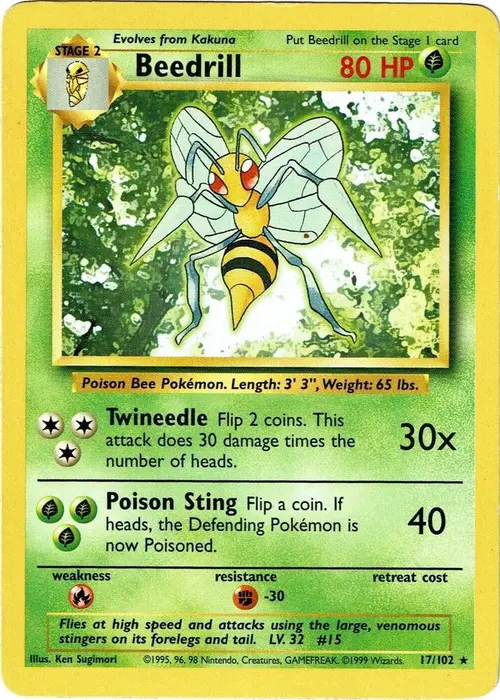 Beedrill card art