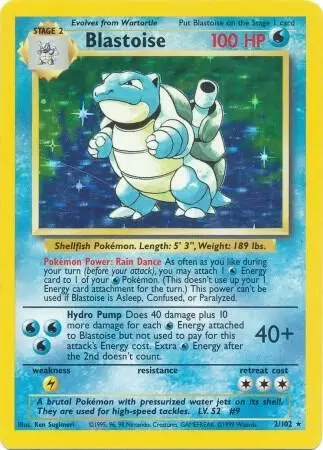 Blastoise card art
