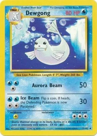 Dewgong card art