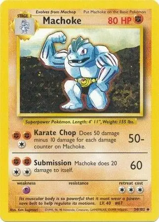Machoke card art